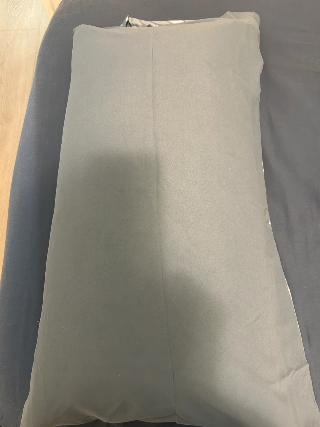 Grey Leaf Pattern Duvet Cover Set - photo 4