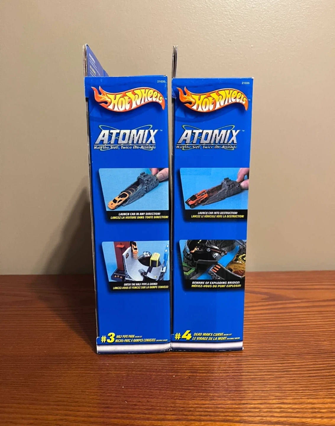 VINTAGE (2002) HOT WHEELS ATOMIX MICRO CAR SETS - photo 4