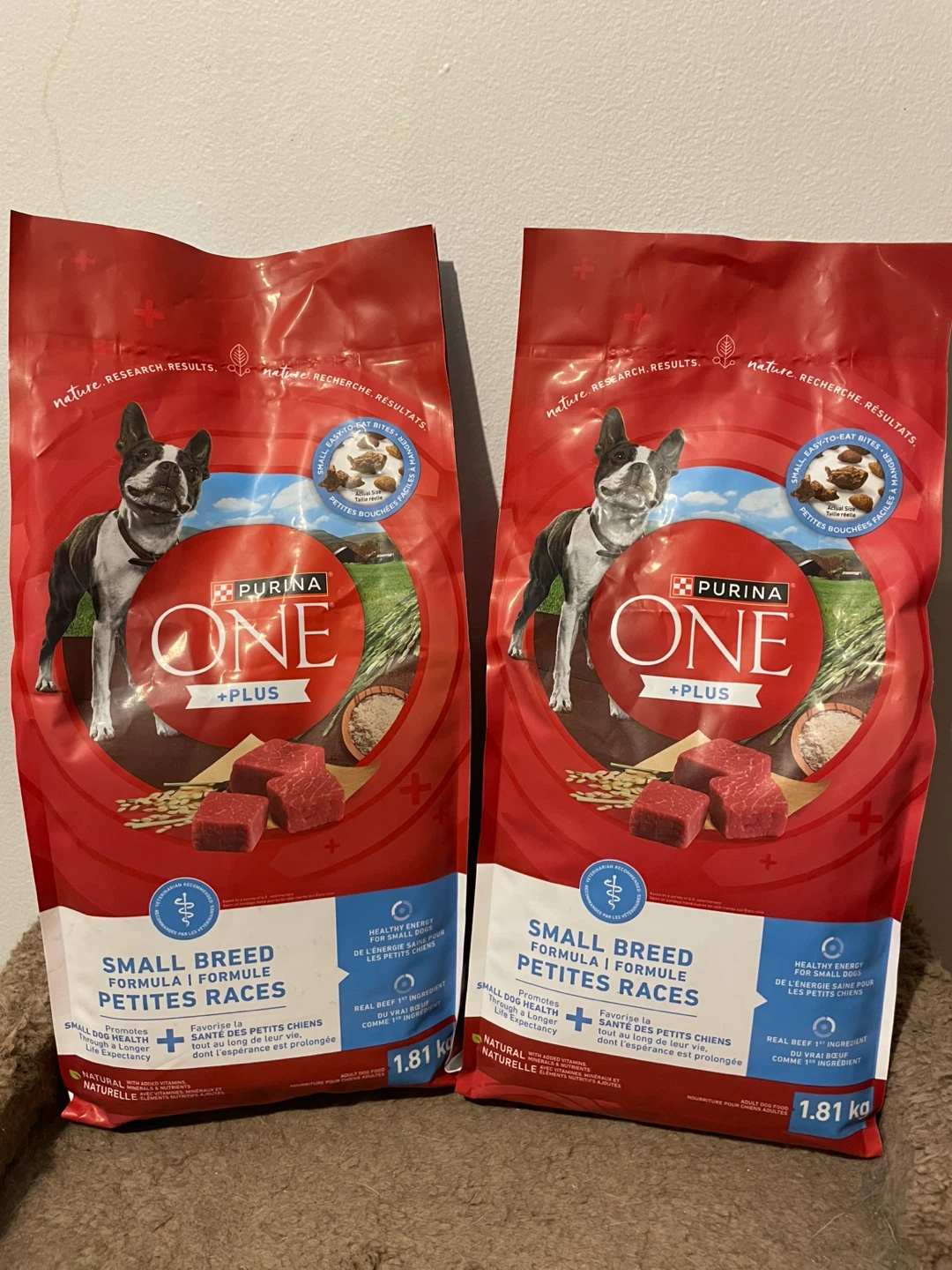 4lbs Brand New Purina One Dog Food ($5 Each)