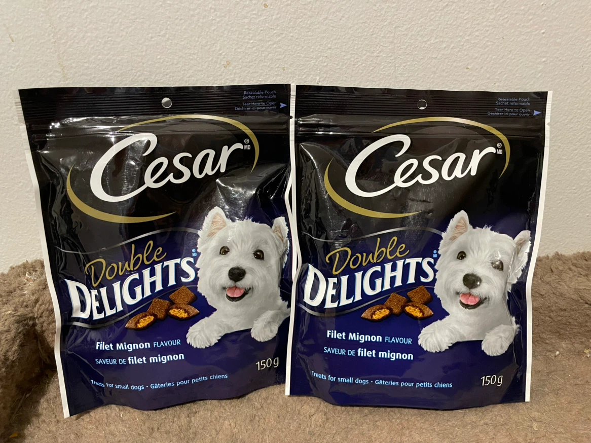 Brand New Cesar Dog Treats-Filet Mignon