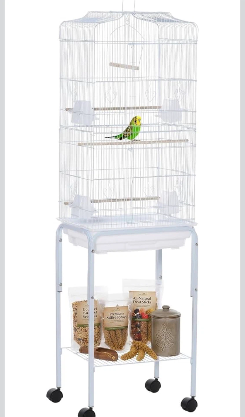 Large Bird Cage with Stand - Used