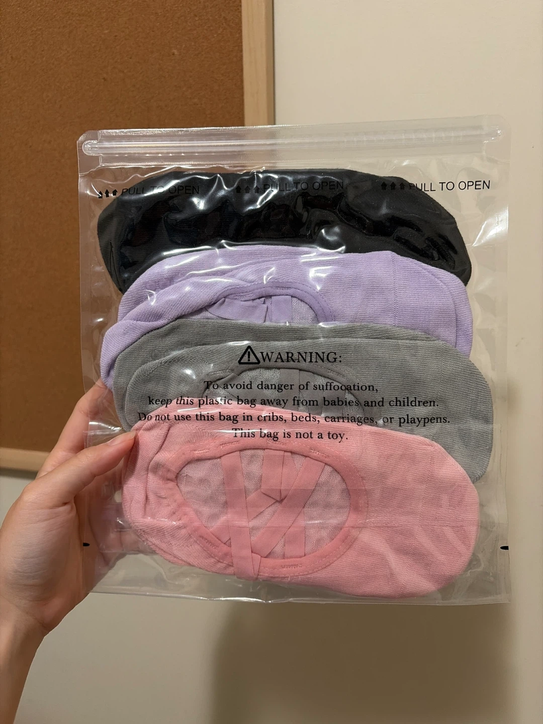 Grip Ballet Pilates Socks - 4 Pairs