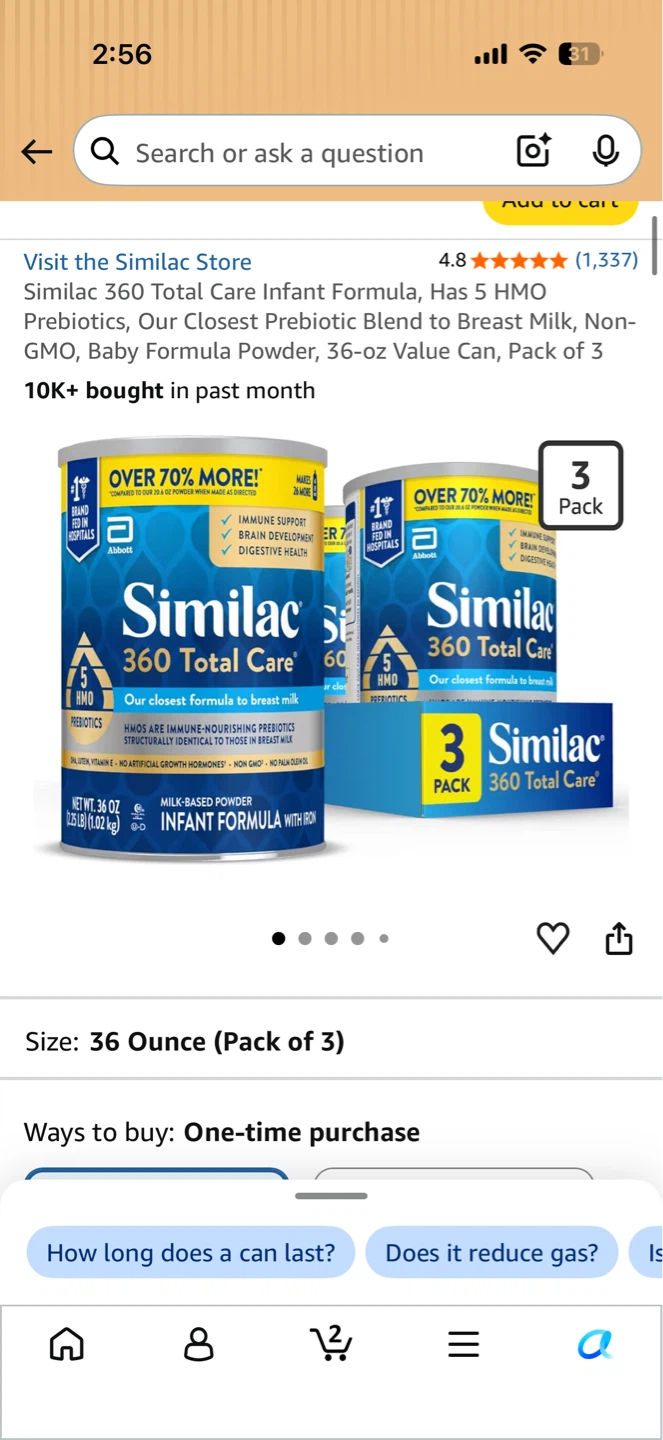 Similac 360 Total Care Infant Formula