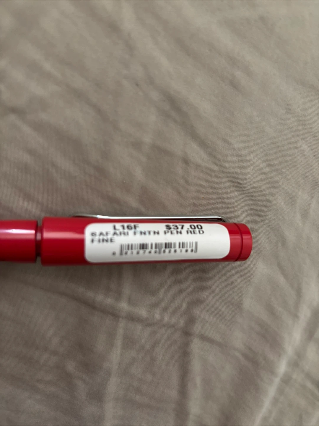 Lamy Safari Red Fountain Pen Fine Nib - photo 3