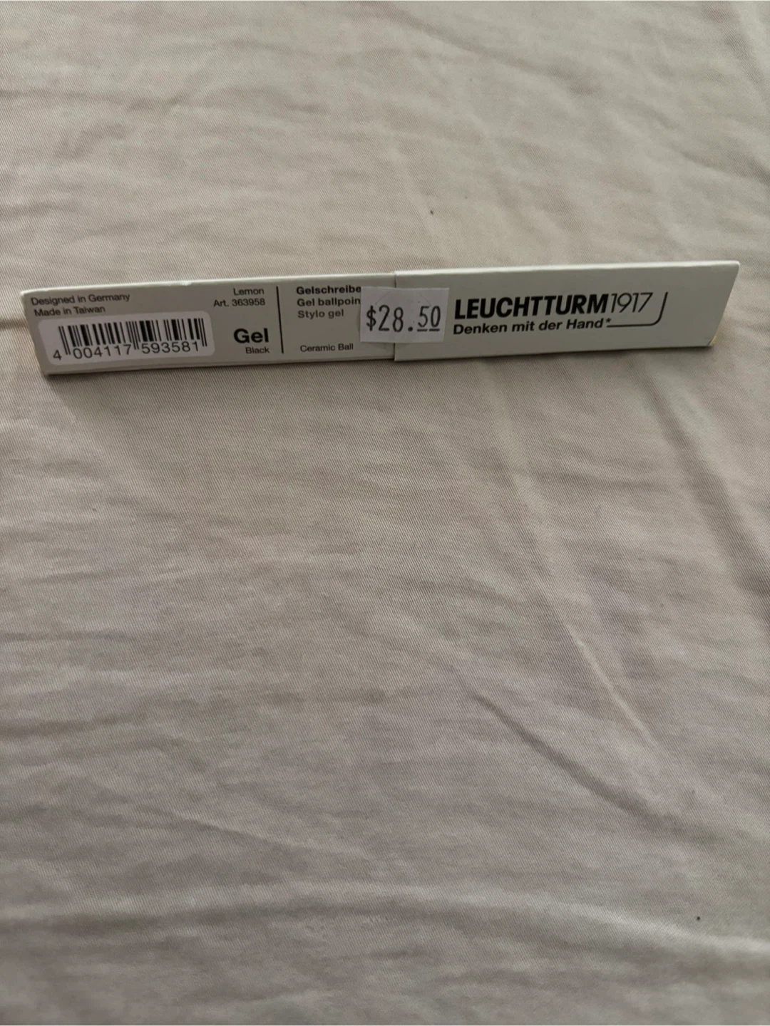 LEUCHTTURM1917 Drehgriffel Gel Ballpoint Pen - Black - photo 3