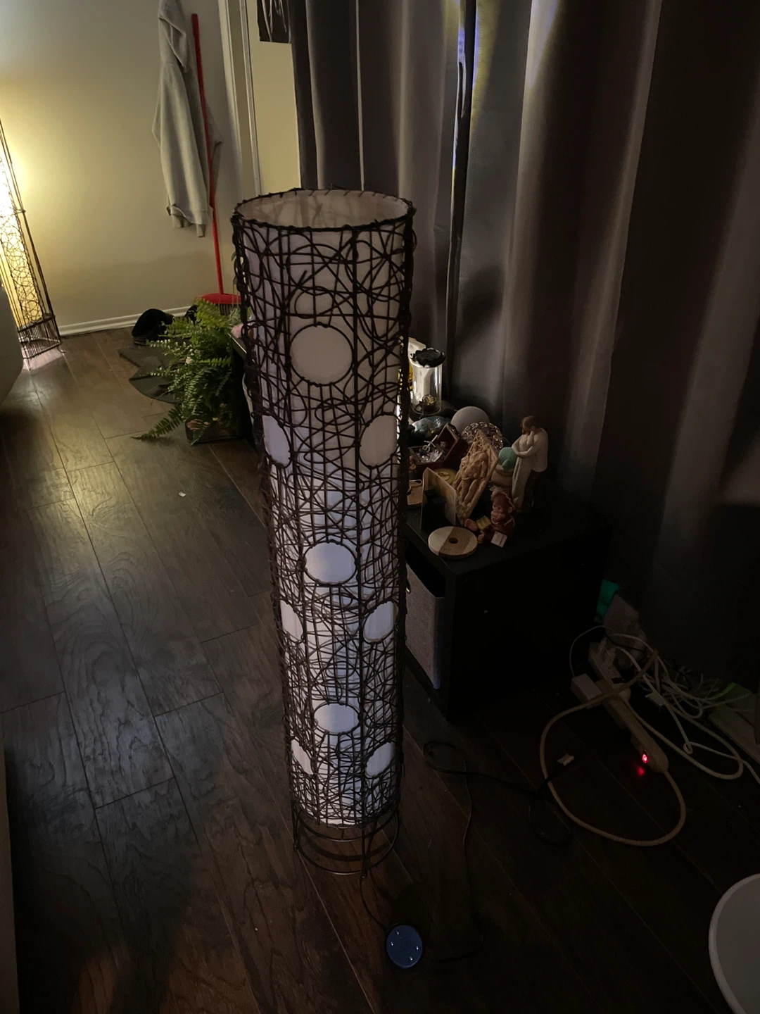 Tall Woven Floor Lamp - photo 2