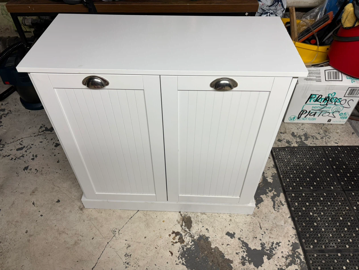White Double Door Cabinet