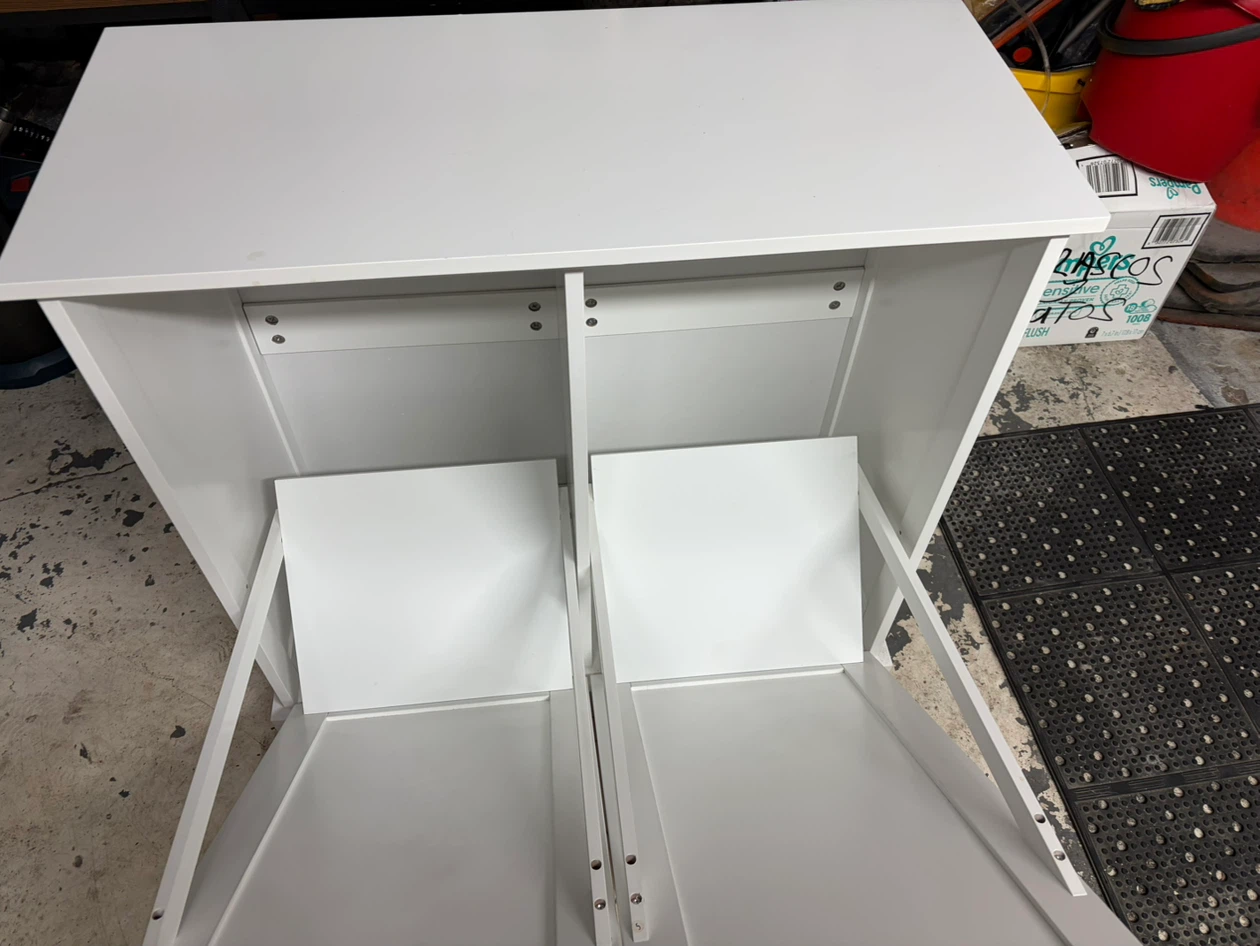 White Double Door Cabinet - photo 2