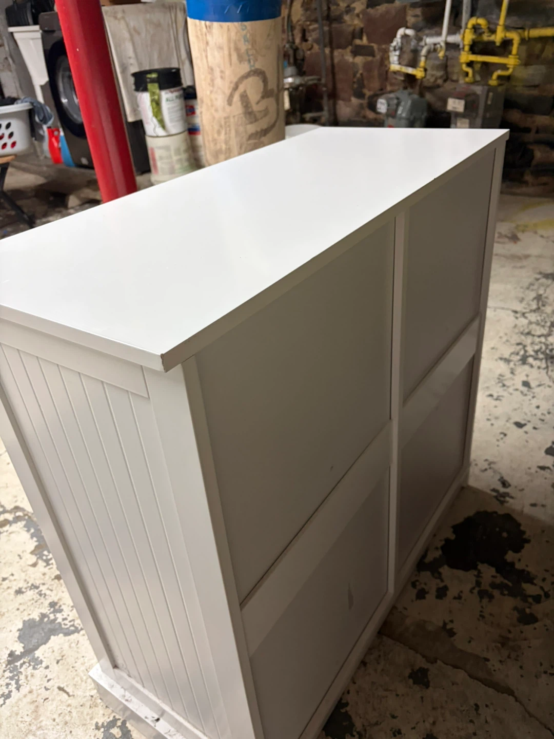 White Double Door Cabinet - photo 4
