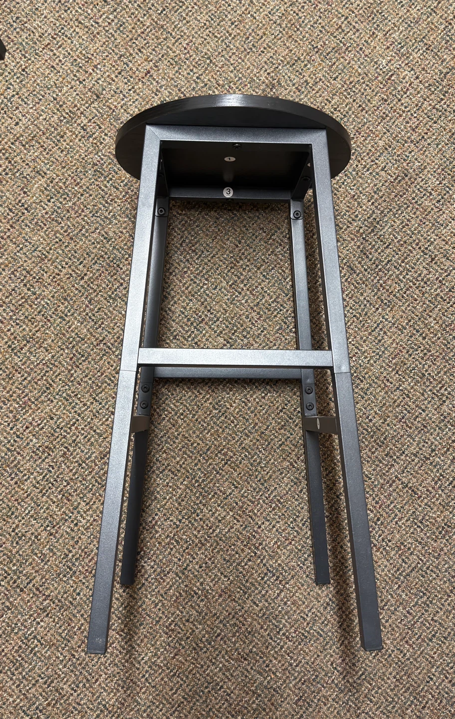 Set of 4 Black Bar Stools - photo 3