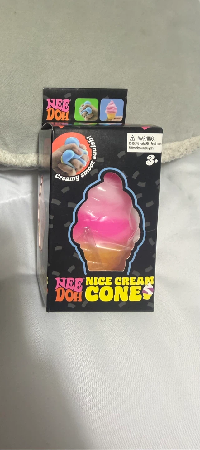 Nee Doh Nice Cream Cones Squishy Toy