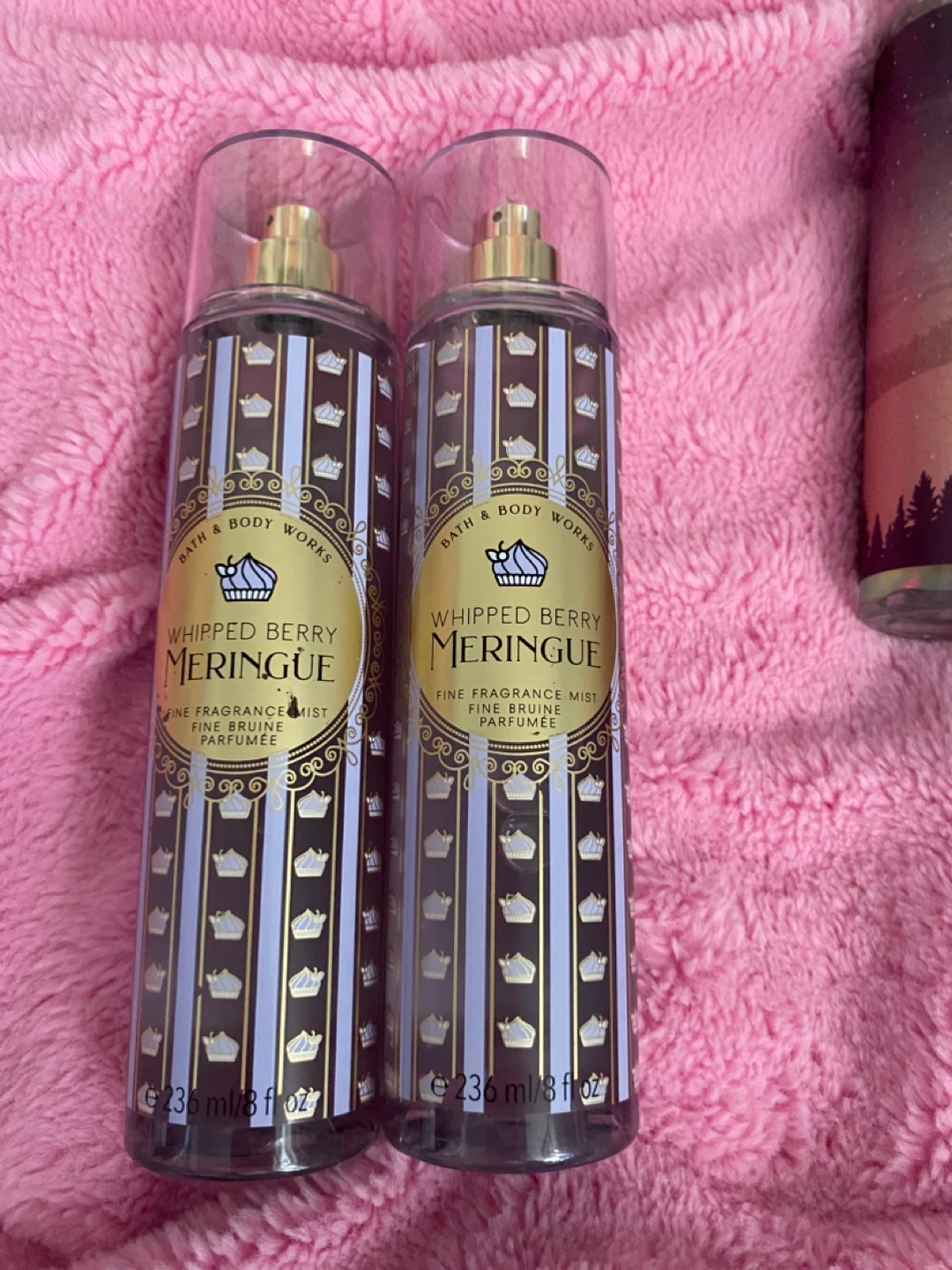 Bath & Body Works Whipped Berry meringue  Mist (2 x 8 oz)