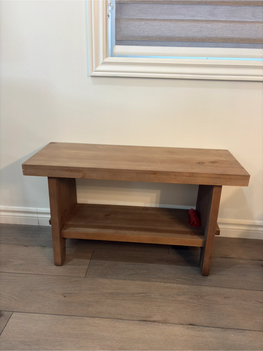 Solid Wood Entryway Bench