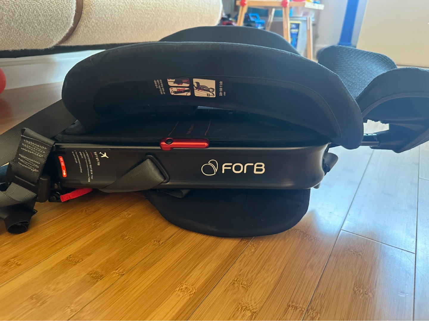 FORB 포비 휴대용 카시트(Like new) 9-25kg용 - photo 5