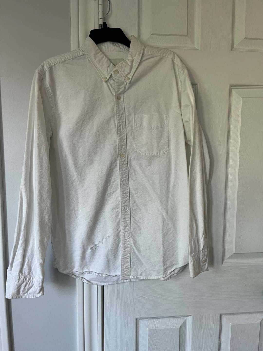 White Long Sleeve Button Down Shirt - photo 4