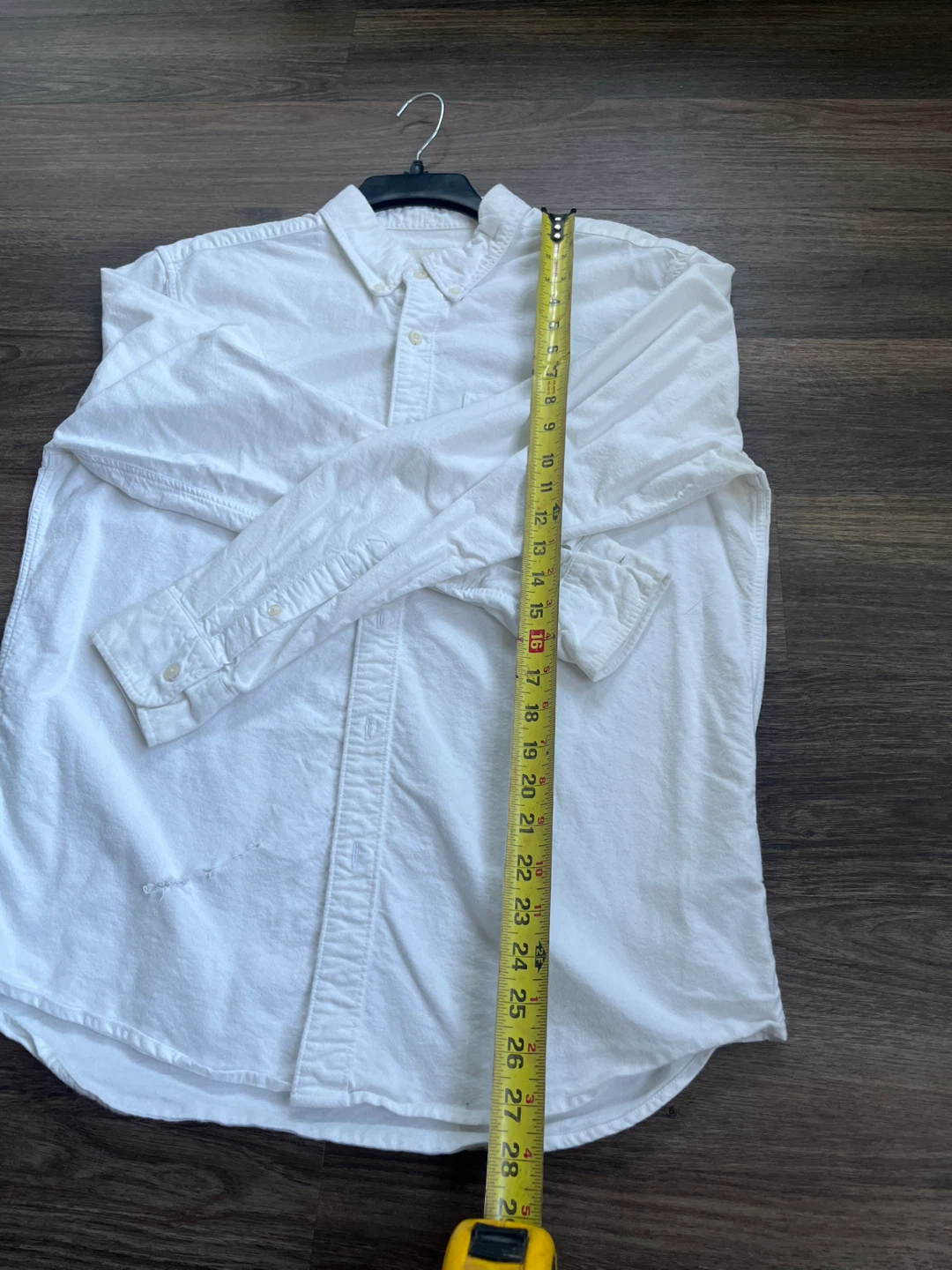 White Long Sleeve Button Down Shirt - photo 3