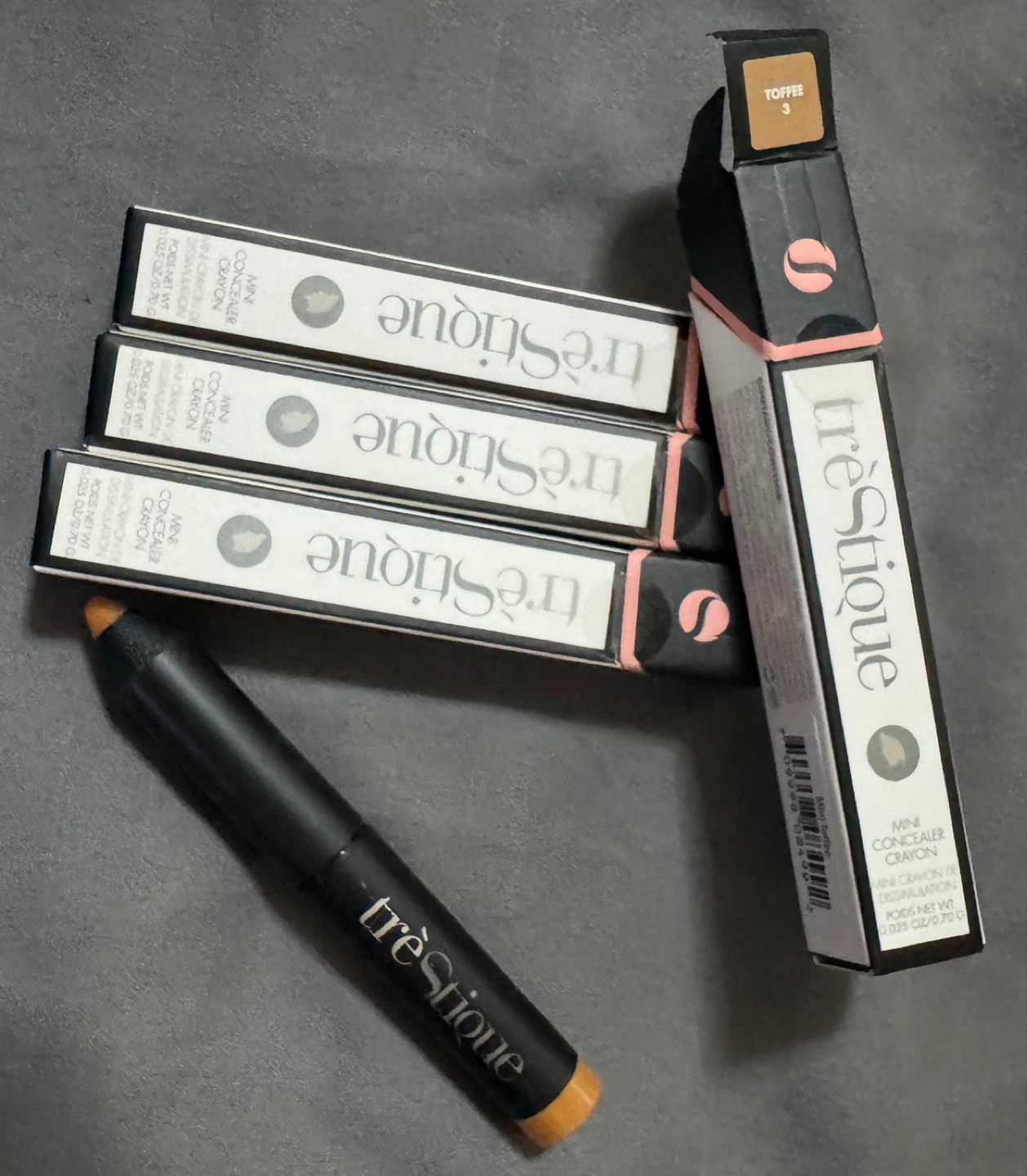 4 Trestique Mini Concealer Toffee Crayons