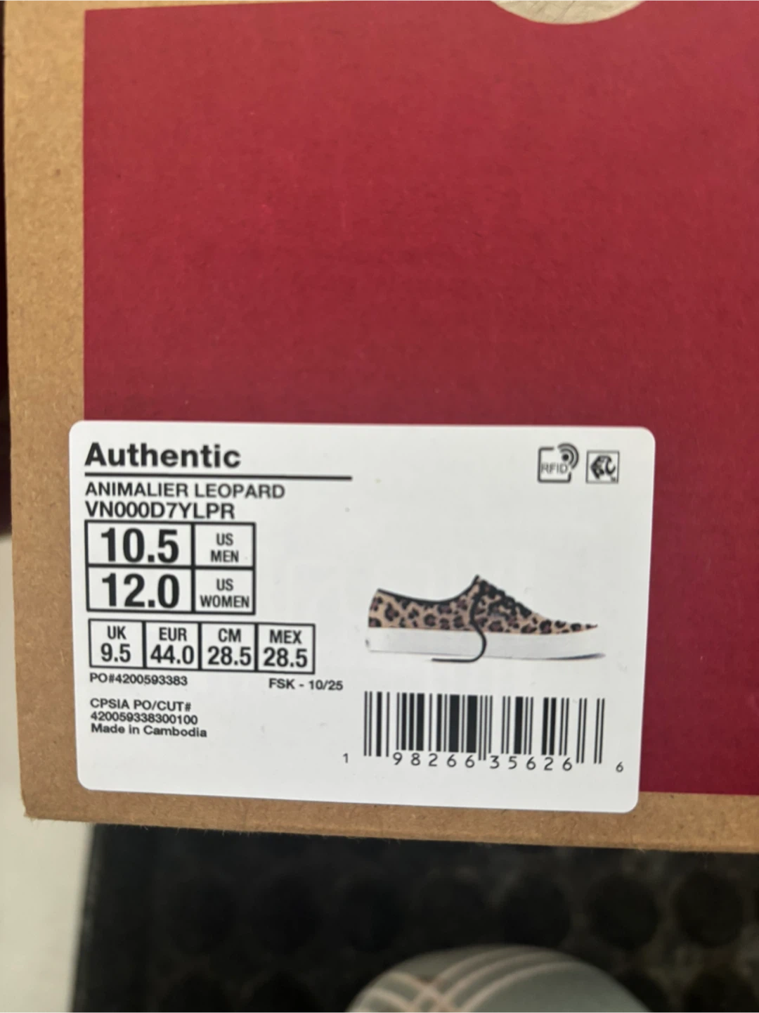 Vans Authentic Animalier Leopard Sneakers - photo 3