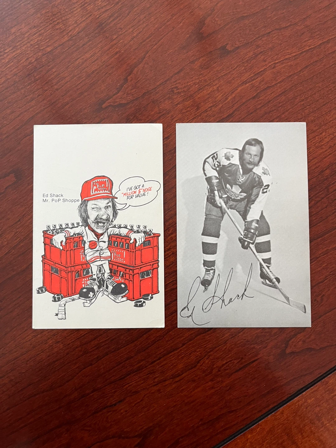 Eddie Shack postcard photo