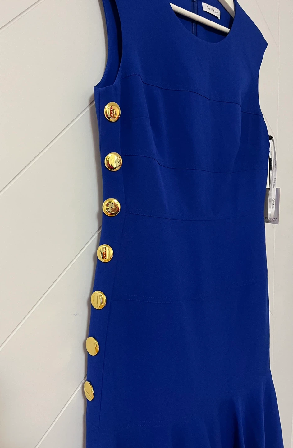 Beautiful Calvin Klein Cobalt Blue Dress - photo 4