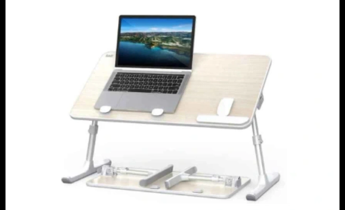 SAIJI Multifunction Lap Desk with Adjustable Height and Angle