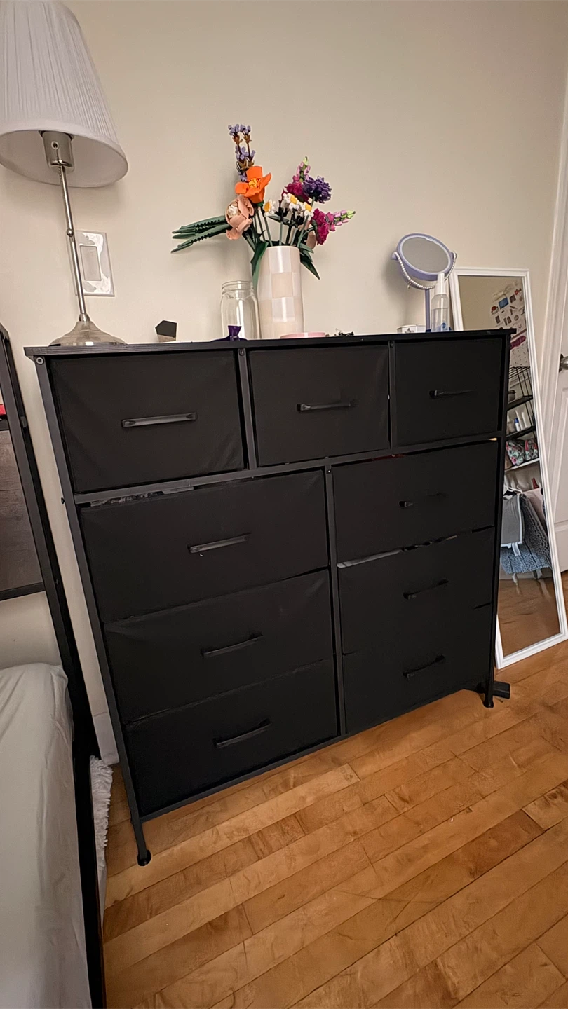 Black 9-Drawer Dresser - photo 2