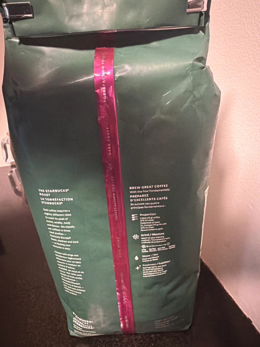Starbucks Torréfaction Espresso Roast Whole Bean Coffee - photo 3