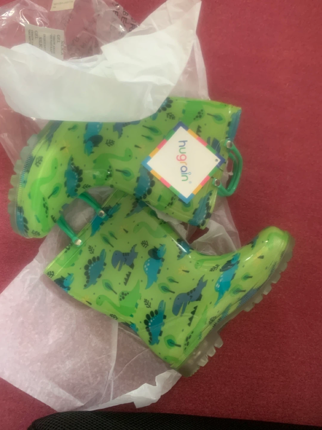 Hugrain Light-Up Dinosaur Rain Boots NEW size 11 - photo 4