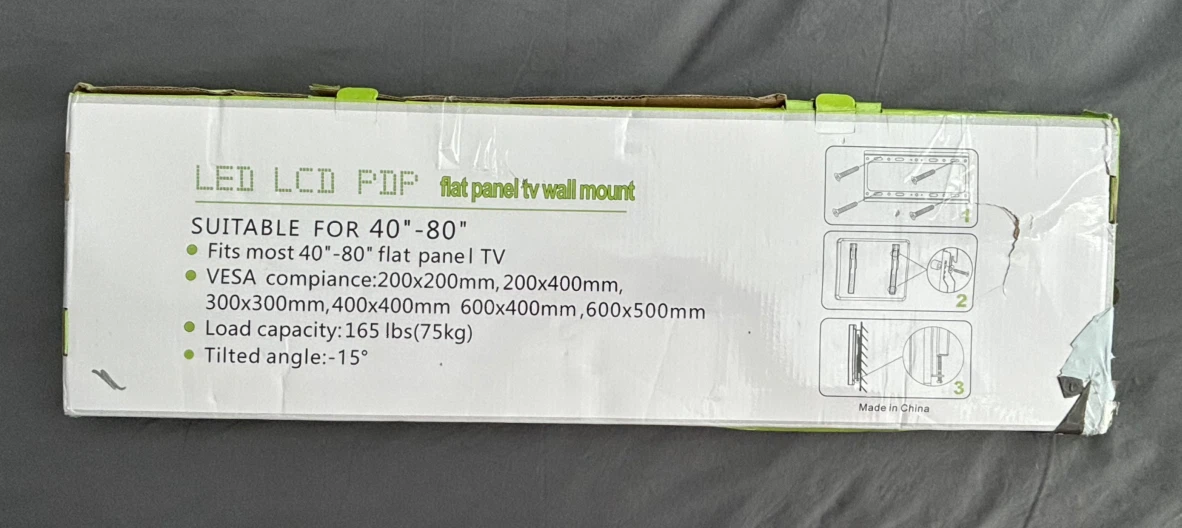 Flat Panel TV Wall Mount for 40"-80" TVs - photo 2