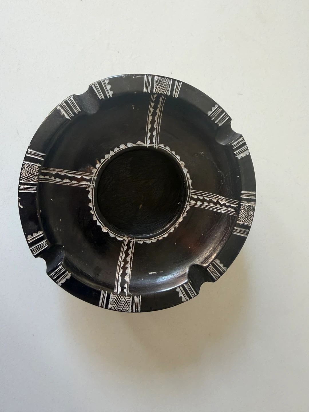 Mauritanian Hand Carved Stone Ashtray
