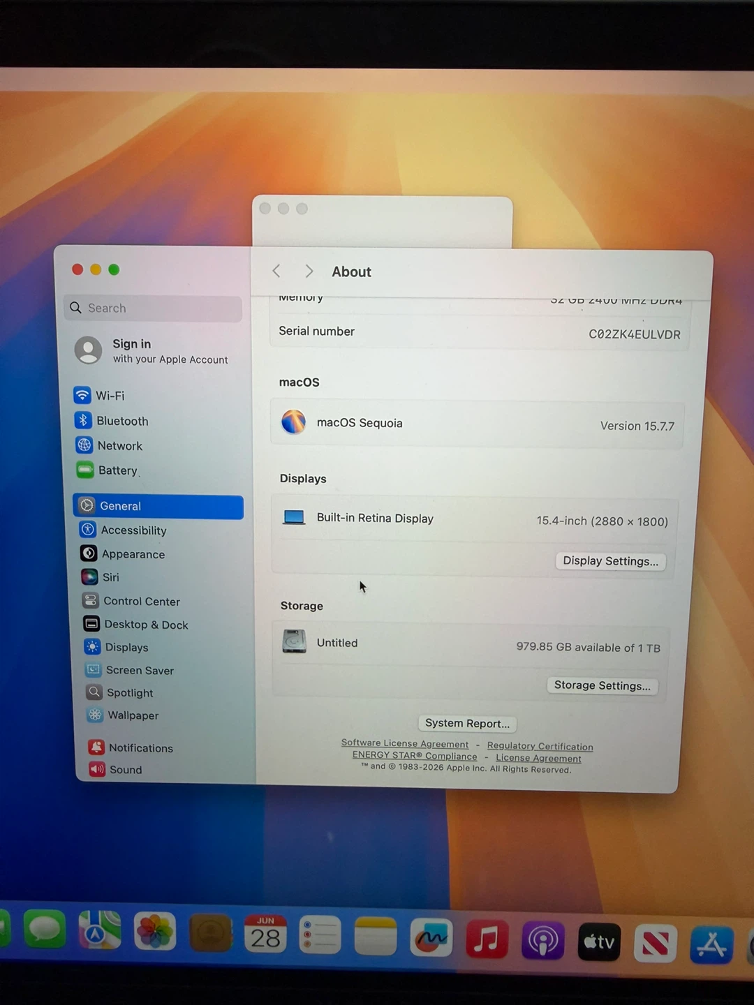 MacBook Pro 15” 2019/32GB RAM/1TB SSD/Fully Functional - photo 3