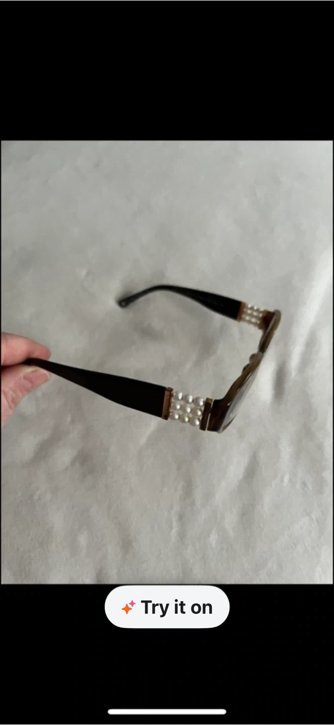 CHANEL Glasses with Pearl Accents - photo 3