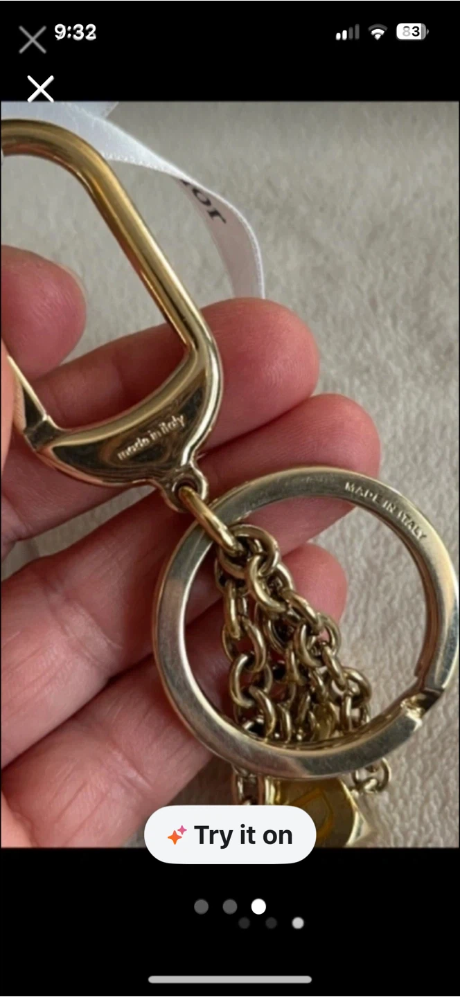 Dior Charm Keychain with Pouch - photo 3
