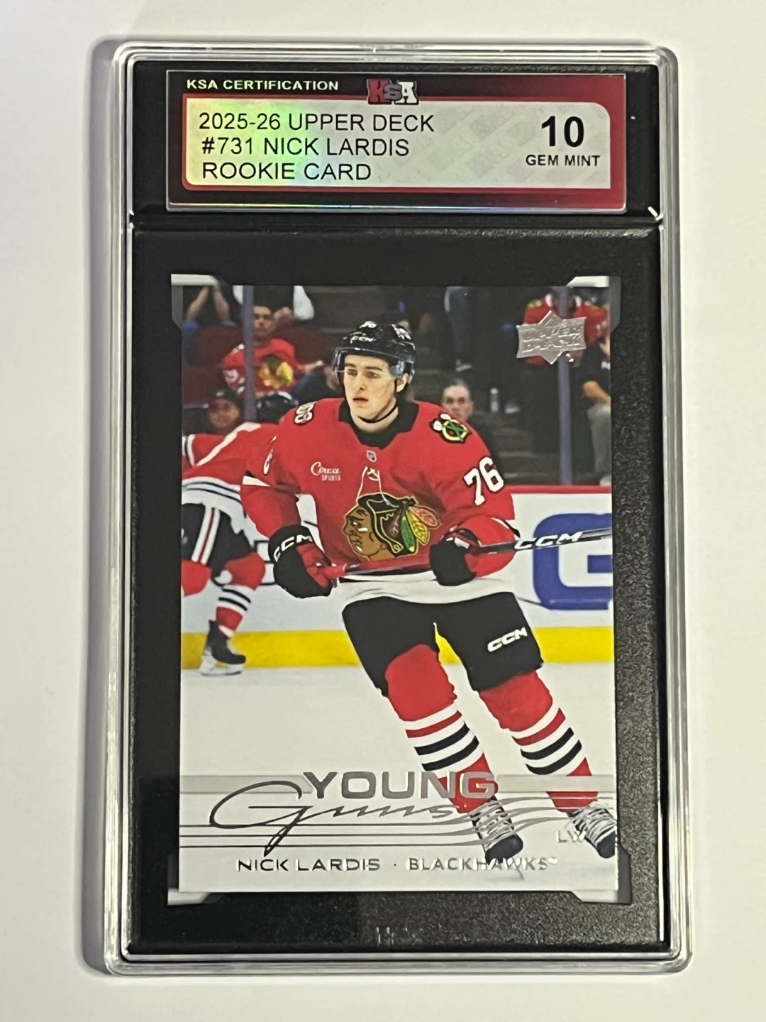 2025-26 Upper Deck Nick Lardis Rookie Card #731