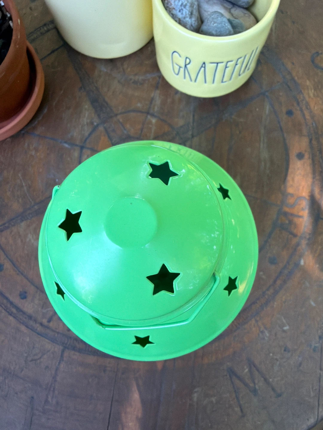 IKEA Green Star Cutout Lantern - photo 4
