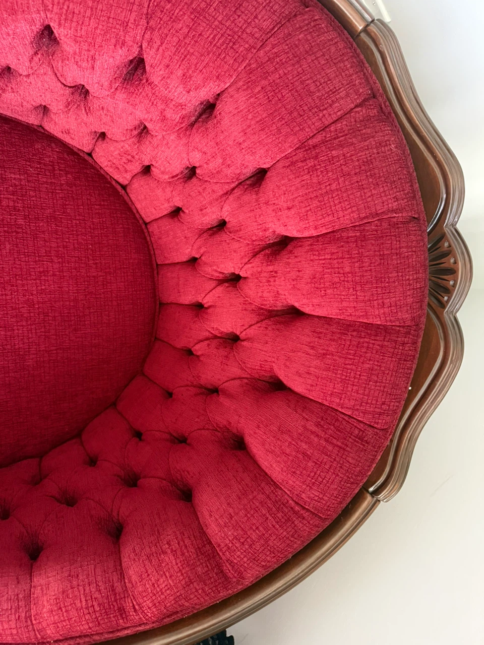 Red Accent Chair - photo 4