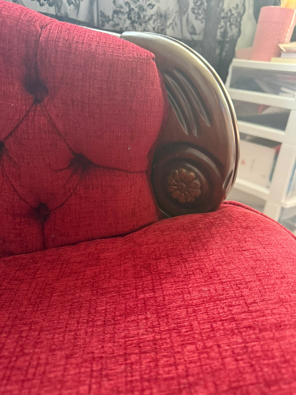 Red Accent Chair - photo 5