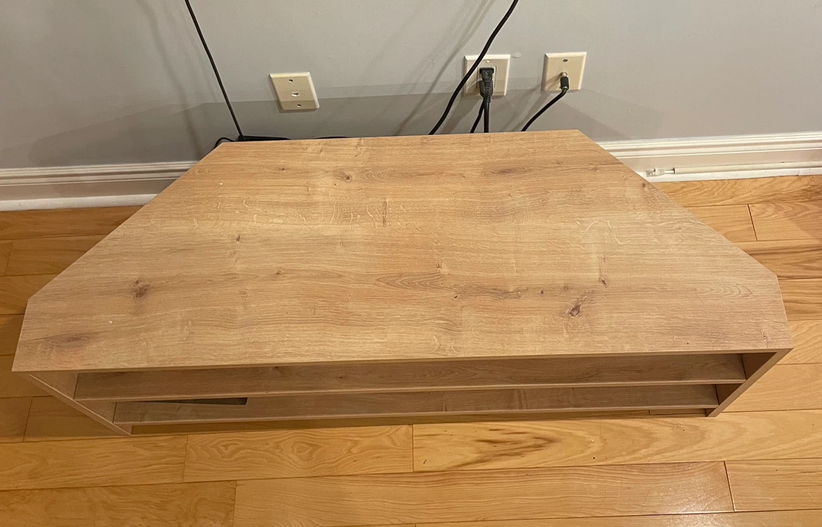 Corner TV Stand - Wood Finish - photo 2
