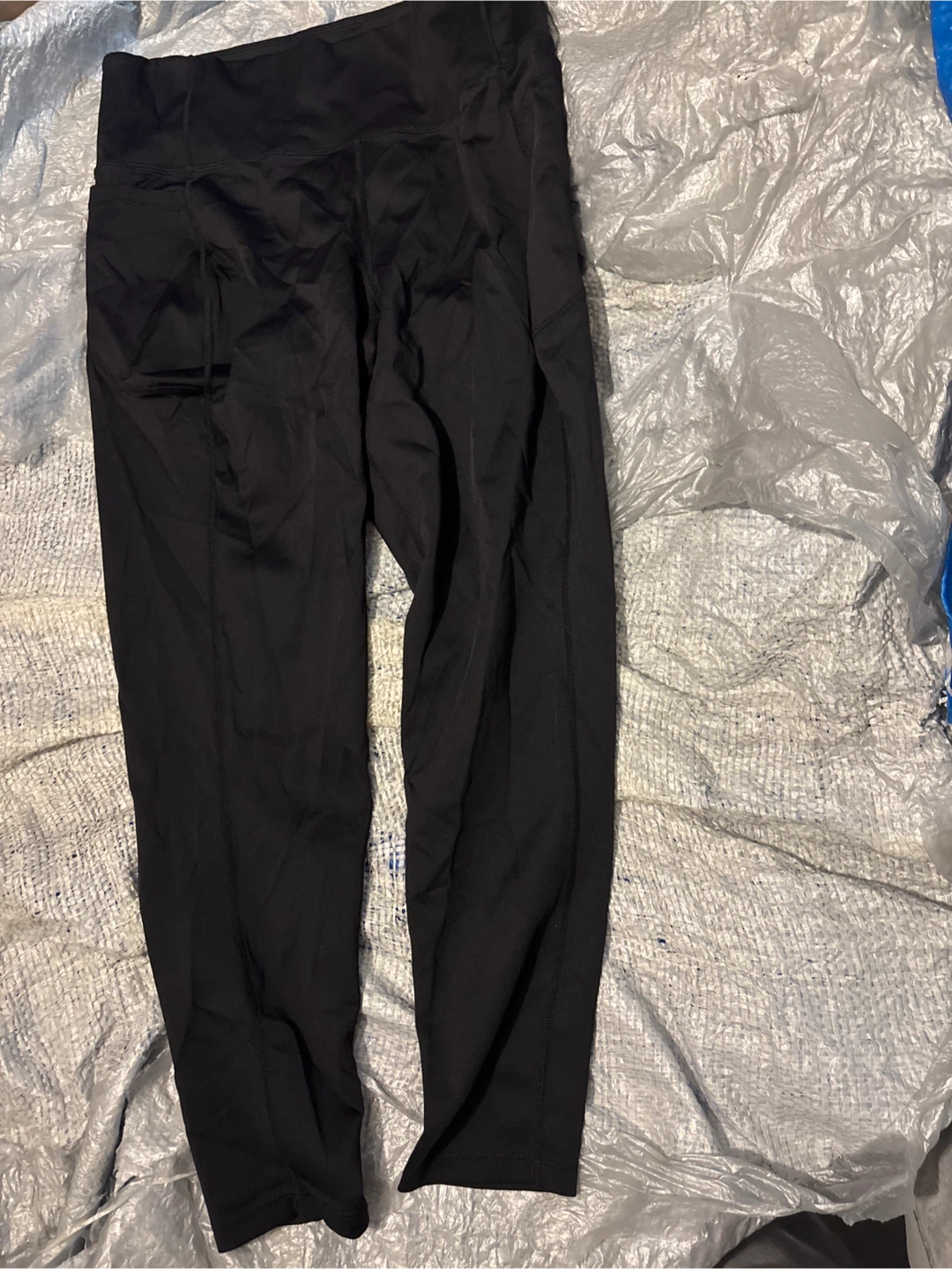 NWOT Au Rum Black Athletic Leggings XL/TG - photo 2
