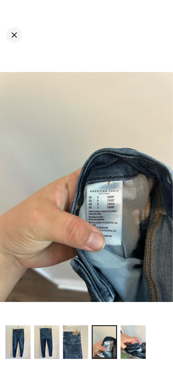 American eagle 0 short skinny jeans - photo 4