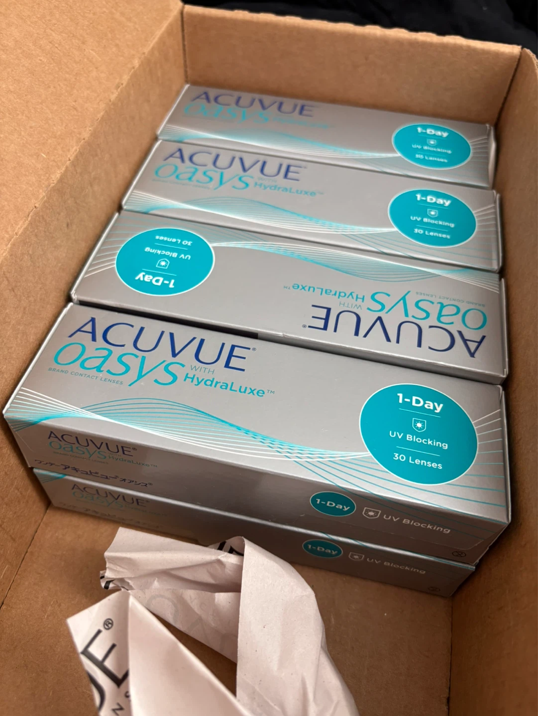 ACUVUE -1.00 Oasys 1-Day Contact Lenses (8 x 30 Pack)