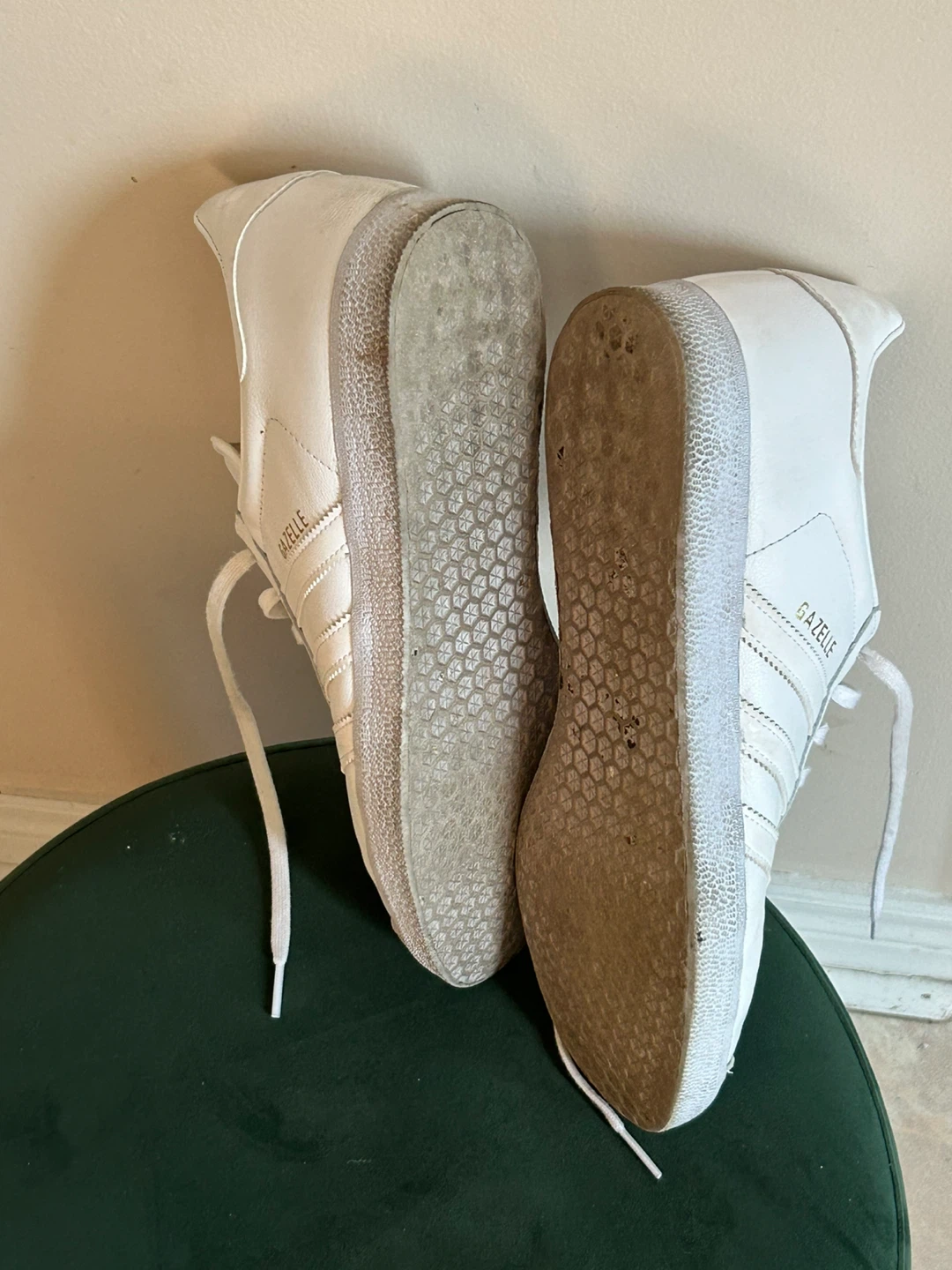 Adidas Gazelle White Sneakers - photo 5