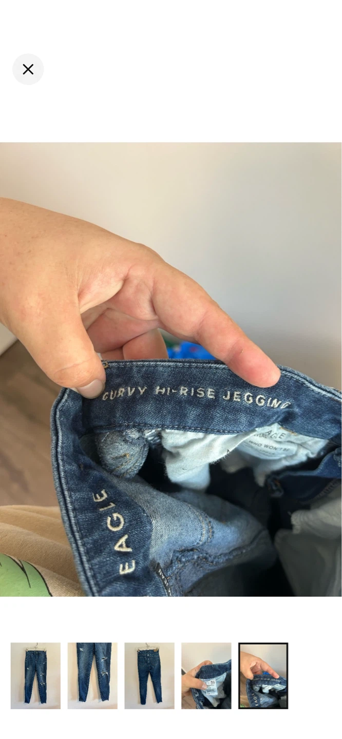 American Eagle Curvy Hi-Rise Jeggings - photo 5