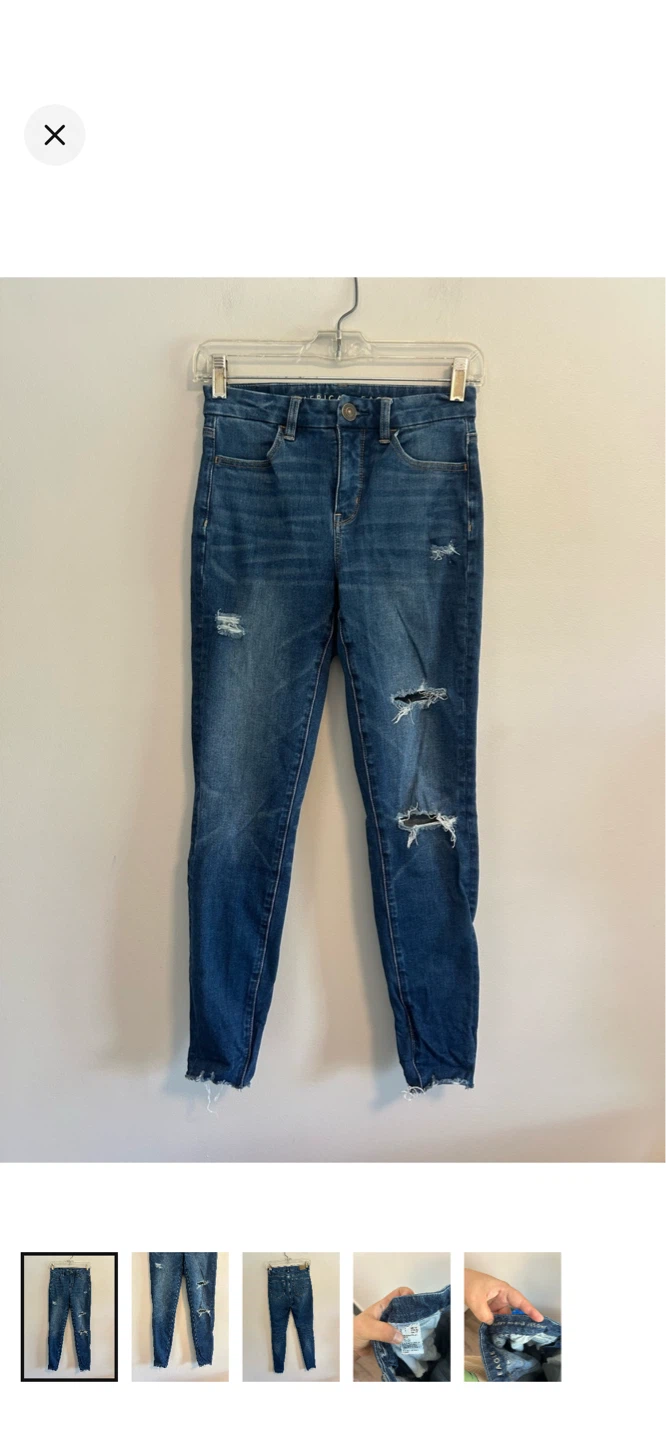 American Eagle Curvy Hi-Rise Jeggings