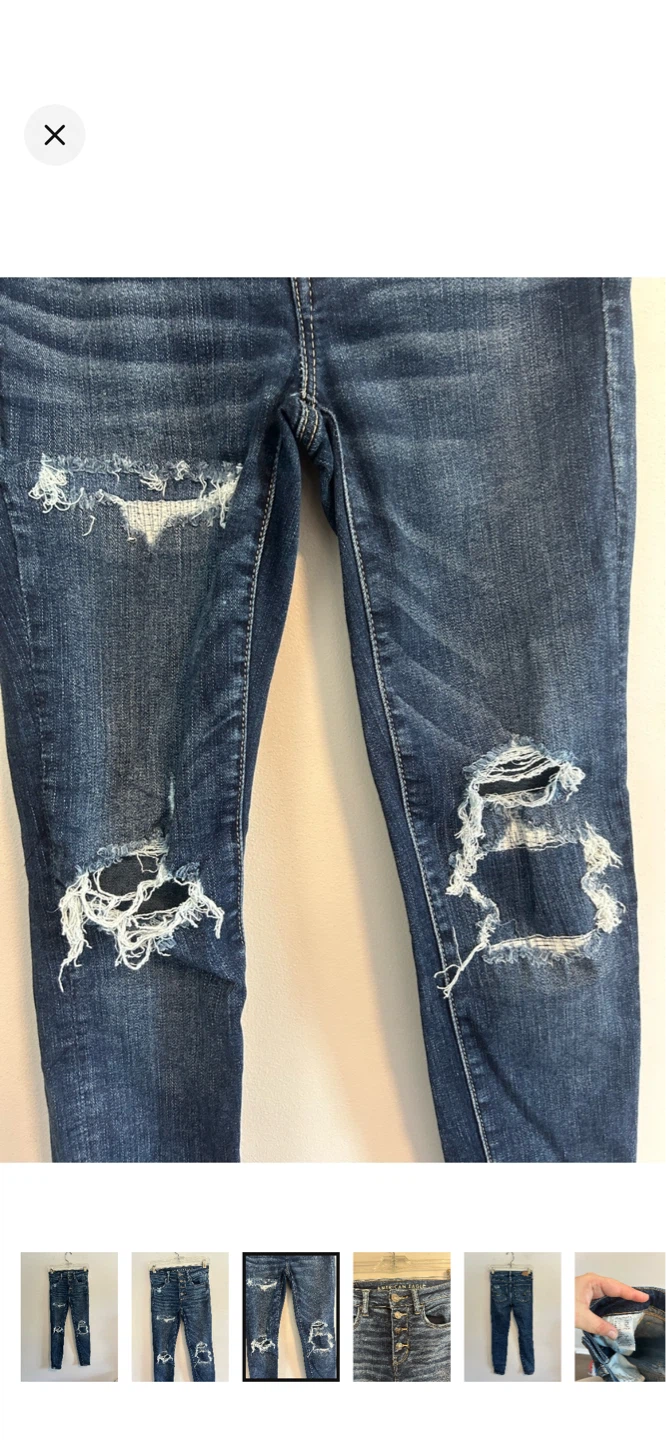 American Eagle Women's Ripped Skinny Jeans - photo 3