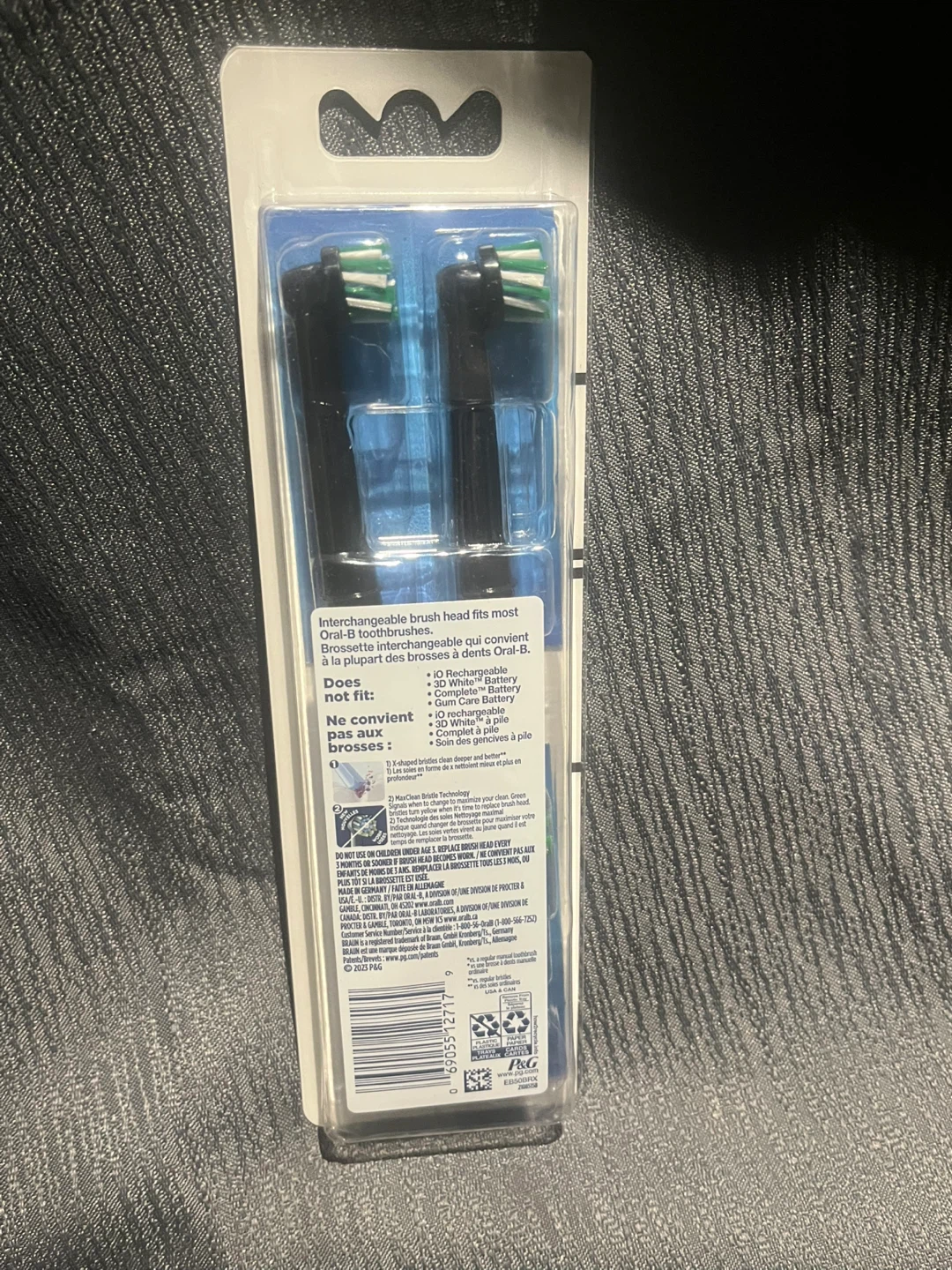 Oral-B CrossAction Replacement Brush Heads - 3 Pack - photo 2