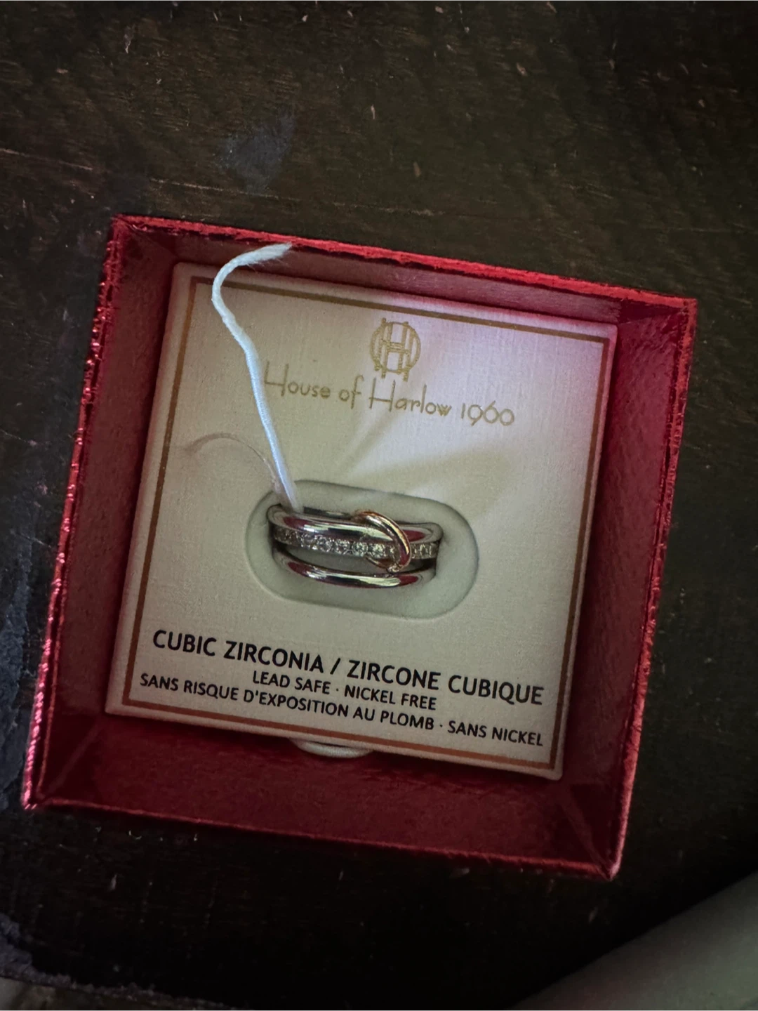 House of Harlow 1960 Cubic Zirconia Ring
