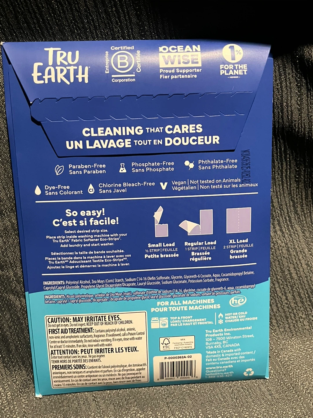Tru Earth Fresh Linen Laundry Detergent Eco-Strips - 64 Sheets - photo 2