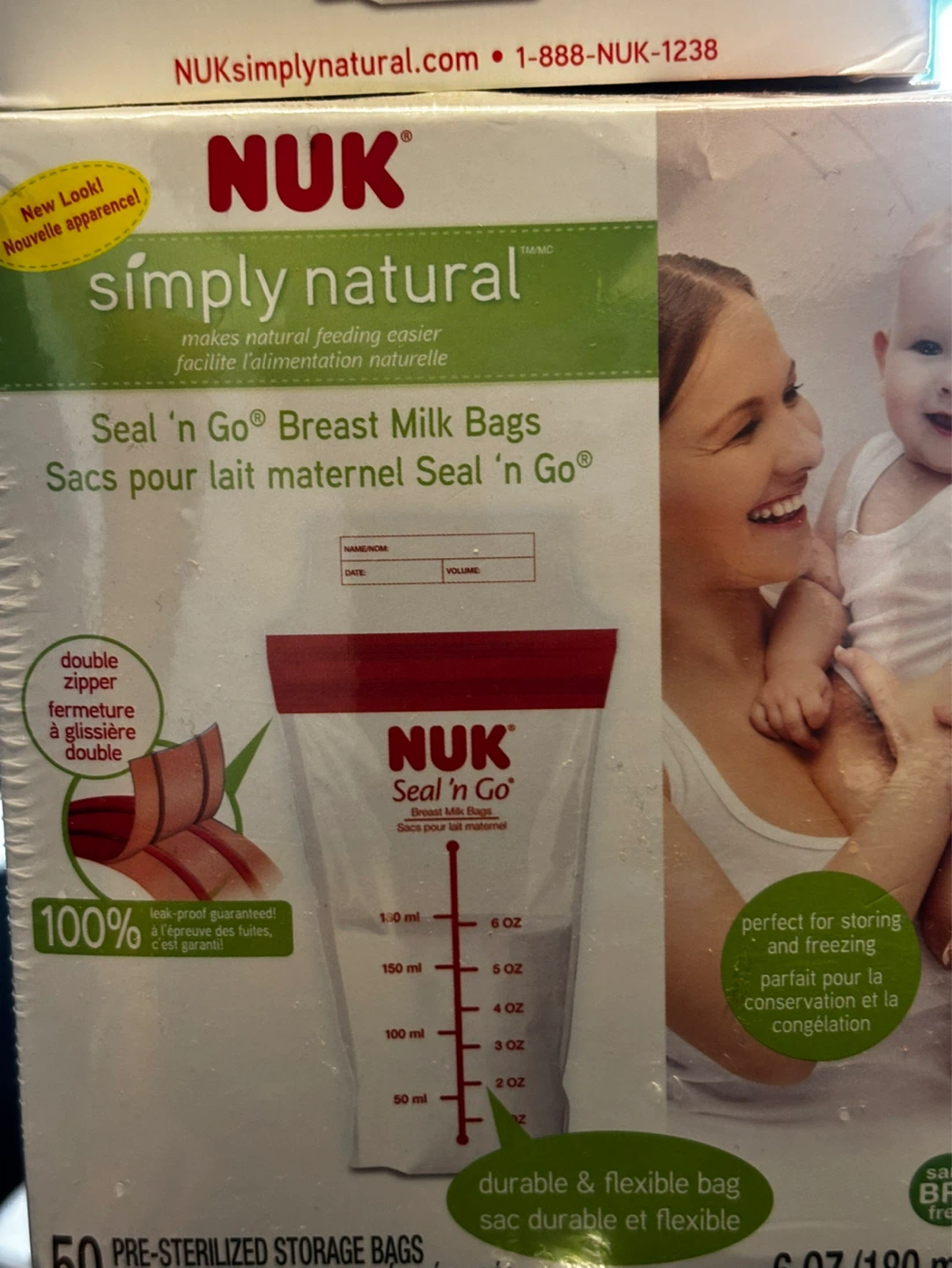 NUK Simply Natural Seal 'n Go Breast Milk Bags - photo 3