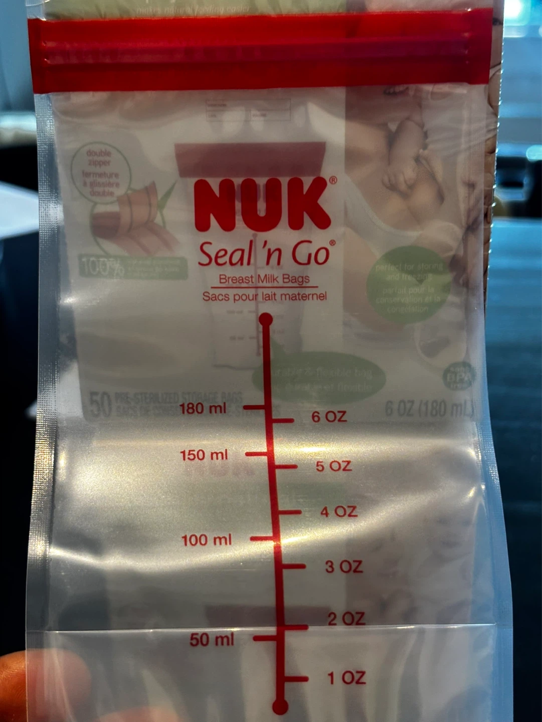 NUK Simply Natural Seal 'n Go Breast Milk Bags - photo 4
